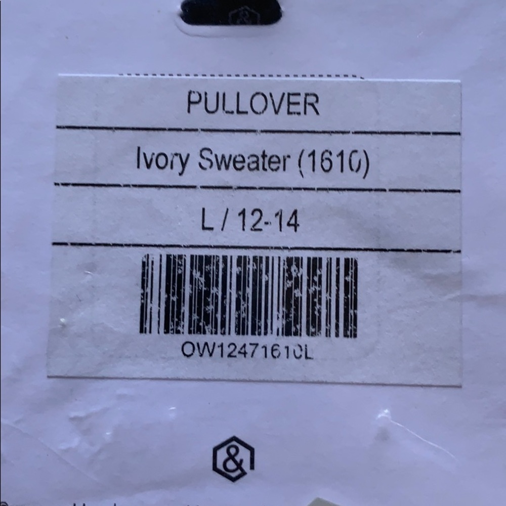 Brand Ivory Pullover by A&D